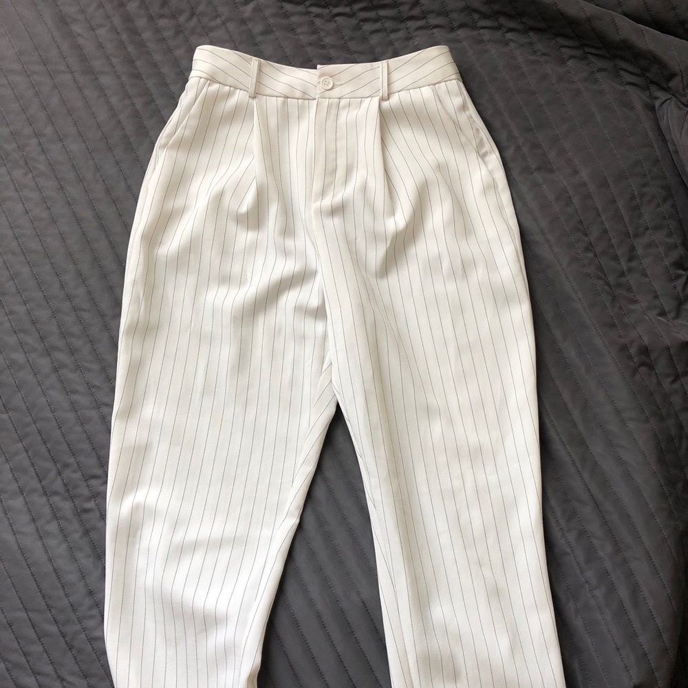 Forever 21 pinstriped pants!